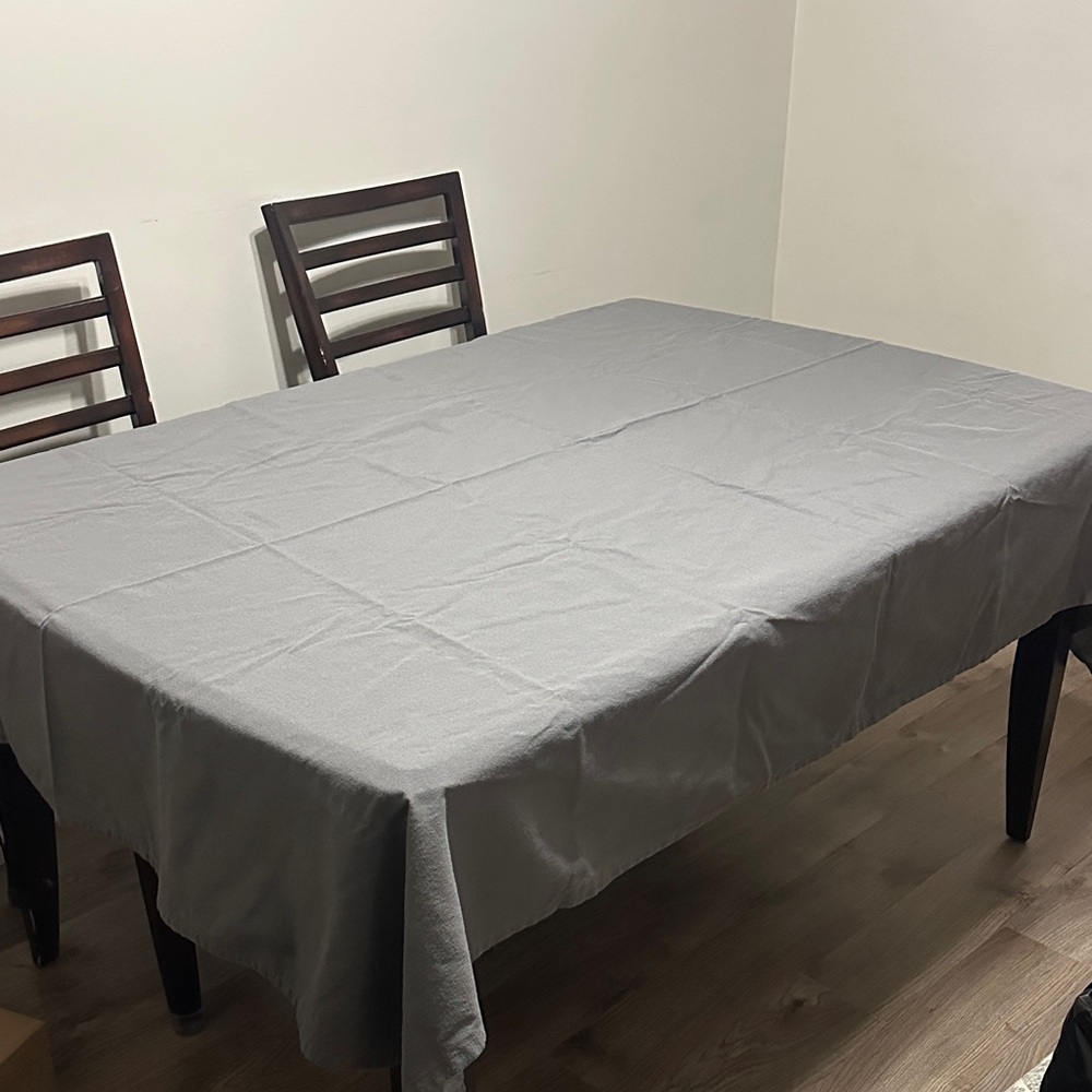 Threshold Gray Dining Tablecloth